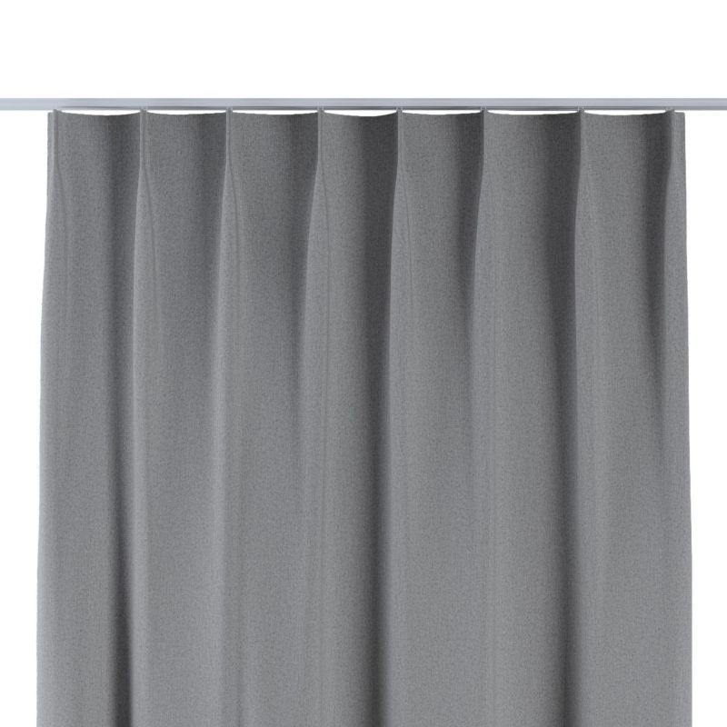 Zasłona na haczykach flex pojedynczych Dekoria 130x260 cm szary 1 szt.