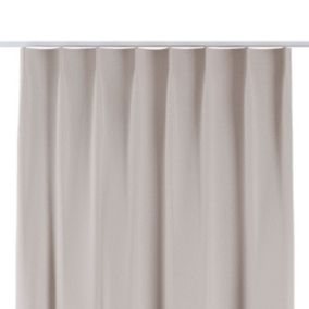 Zasłona na haczykach flex pojedynczych Dekoria 140x260 cm beżowy 1 szt.