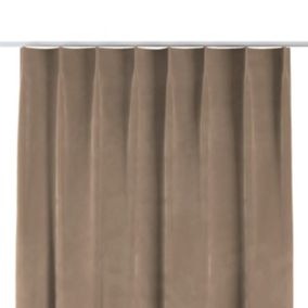 Zasłona na haczykach flex pojedynczych Dekoria 140x260 cm beżowy 1 szt.