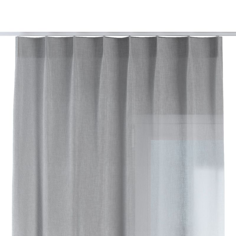 Zasłona na haczykach flex pojedynczych Dekoria 140x260 cm gołębi szary 1 szt.