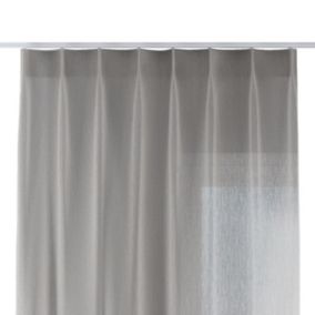 Zasłona na haczykach flex pojedynczych Dekoria 140x260 cm jasno beżowy 1 szt.