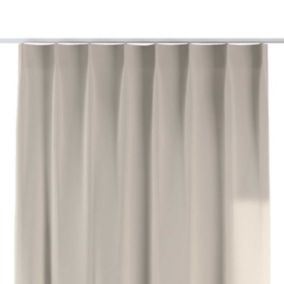 Zasłona na haczykach flex pojedynczych Dekoria 140x260 cm naturalny len 1 szt.