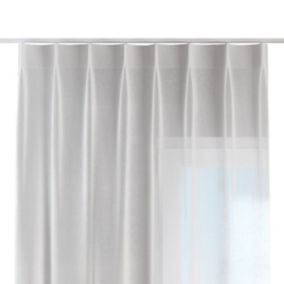Zasłona na haczykach flex pojedynczych Dekoria 140x260 cm prześwitująca ecru 1 szt.