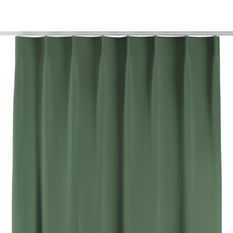 Zasłona na haczykach flex pojedynczych Dekoria 140x260 cm zielony 1 szt.