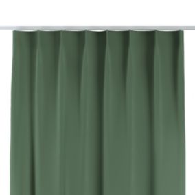 Zasłona na haczykach flex pojedynczych Dekoria 140x260 cm zielony 1 szt.
