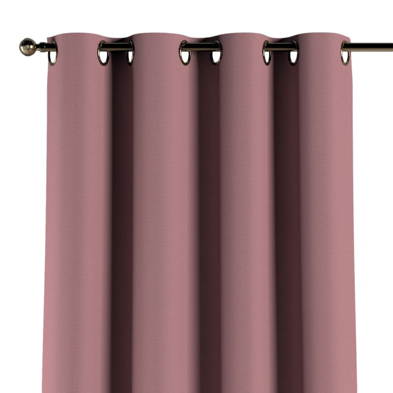 Zasłona na kółkach Dekoria 130x245 cm Cotton Panama zgaszony róż 1 szt.