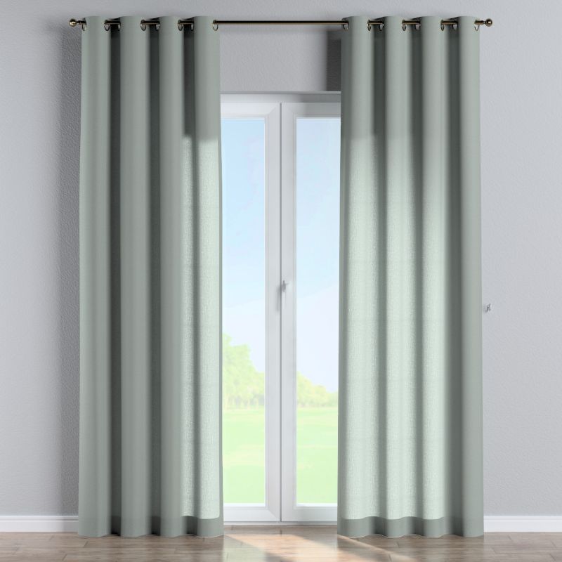 Zasłona na kółkach Dekoria 130x245 cm Linen jasny szary 1 szt.