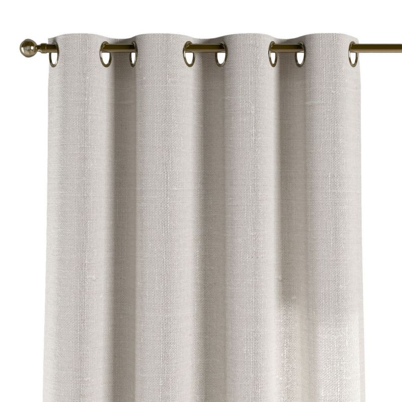 Zasłona na kółkach Dekoria 130x245 cm Linen śmietankowy biały 1 szt.