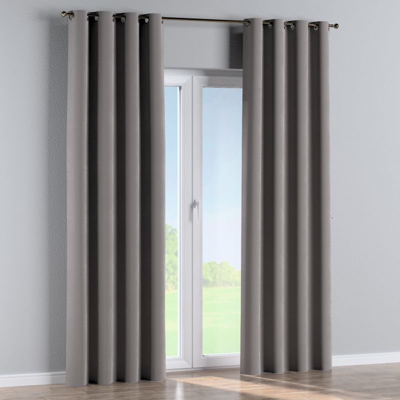 Zasłona na kółkach Dekoria 130x245 cm Velvet gołębi szary 1 szt.