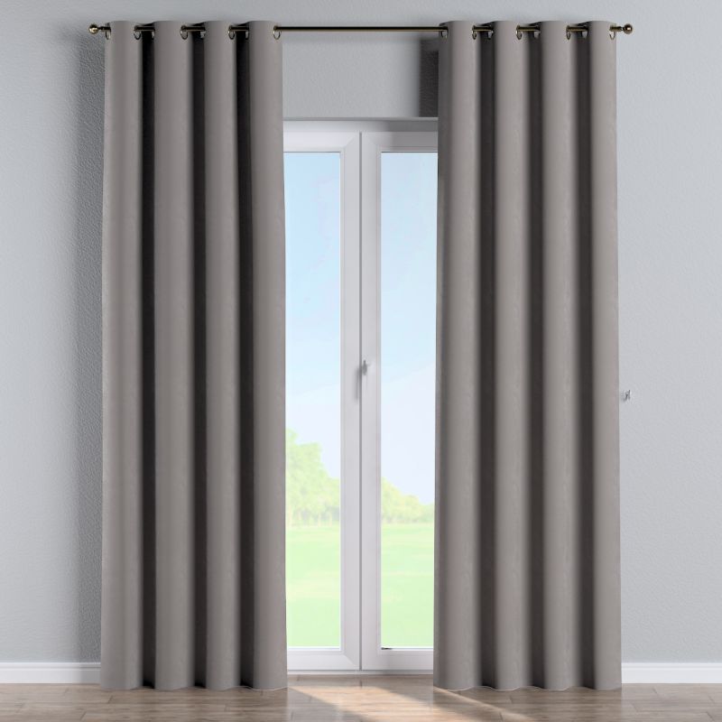 Zasłona na kółkach Dekoria 130x245 cm Velvet gołębi szary 1 szt.