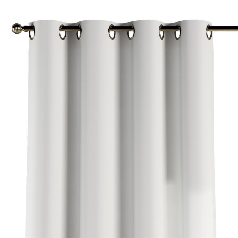 Zasłona na kółkach Dekoria 130x260 cm Cotton Panama biały 1 szt.