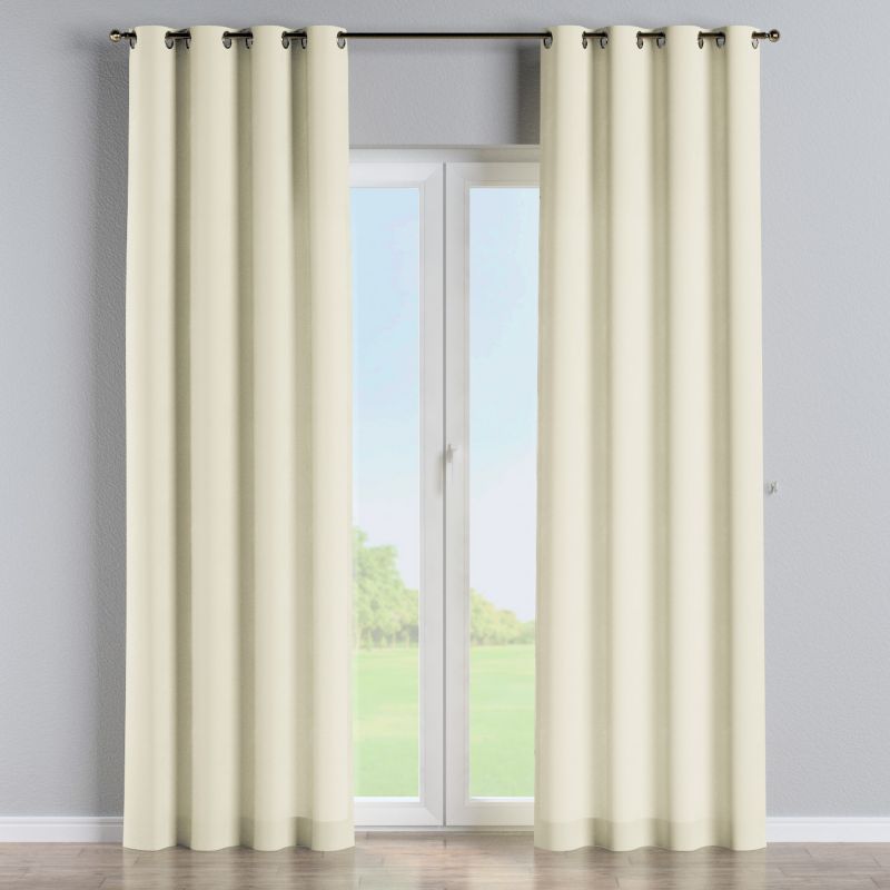 Zasłona na kółkach Dekoria 130x260 cm Crema kremowy 1 szt.