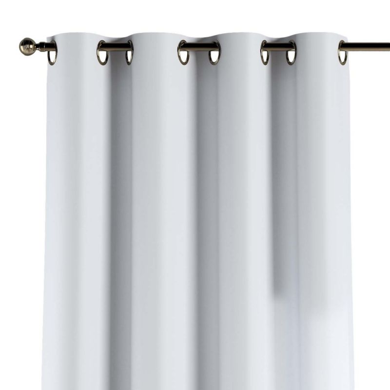 Zasłona na kółkach Dekoria 130x260 cm Damasco biały z połyskiem 1 szt.