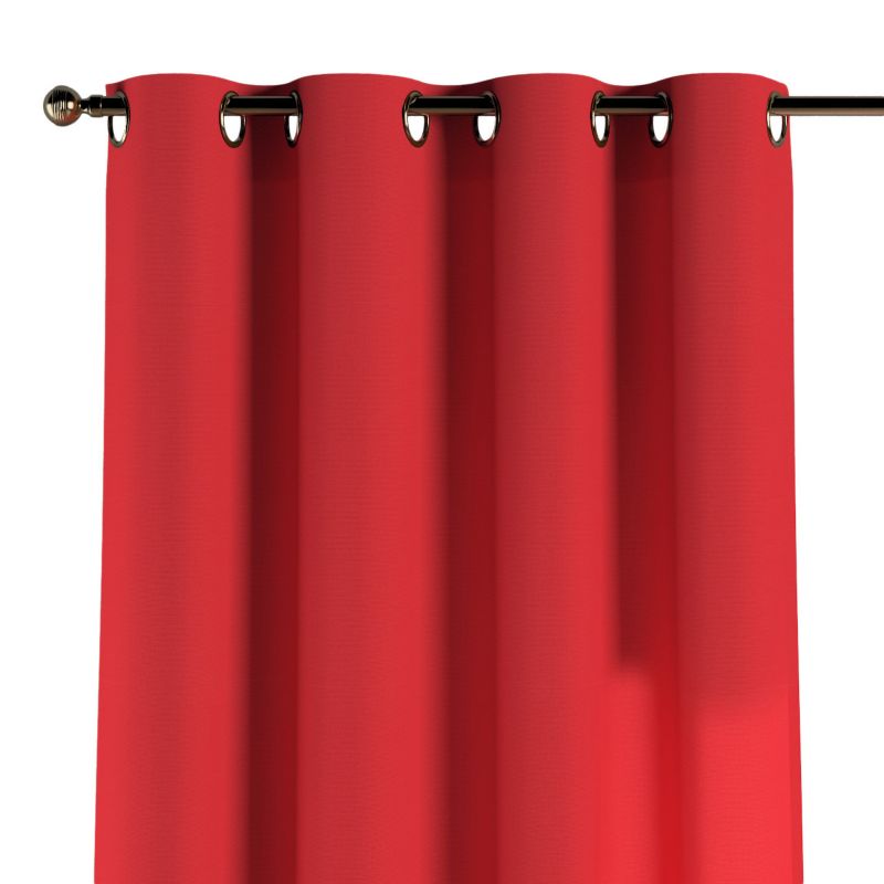Zasłona na kółkach Dekoria 130x260 cm Loneta czerwony 1 szt.