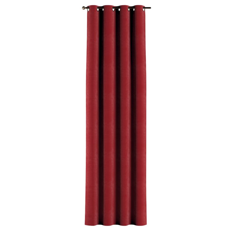 Zasłona na kółkach Dekoria 130x260 cm Velvet intensywna czerwień 1 szt.