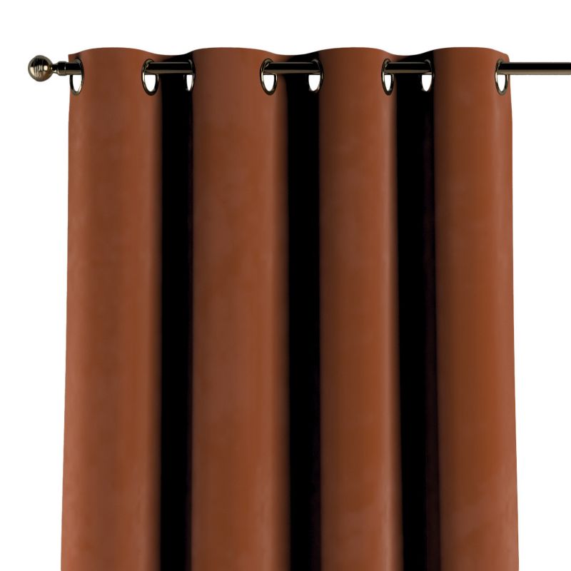 Zasłona na kółkach Dekoria 130x260 cm Velvet karmelowy 1 szt.