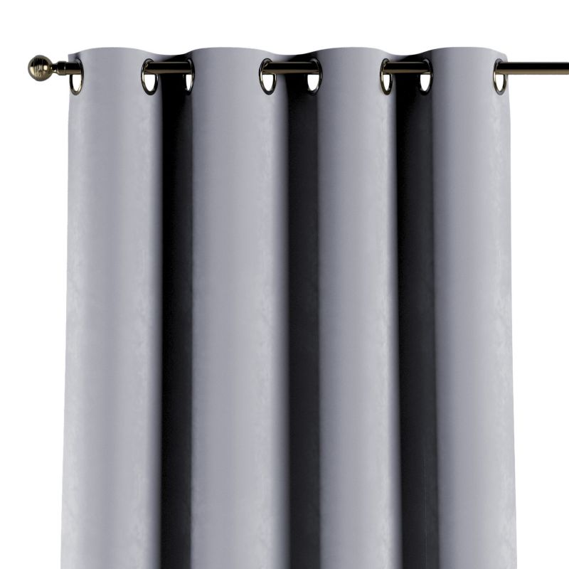 Zasłona na kółkach Dekoria 130x260 cm Velvet srebrzysty szary 1 szt.