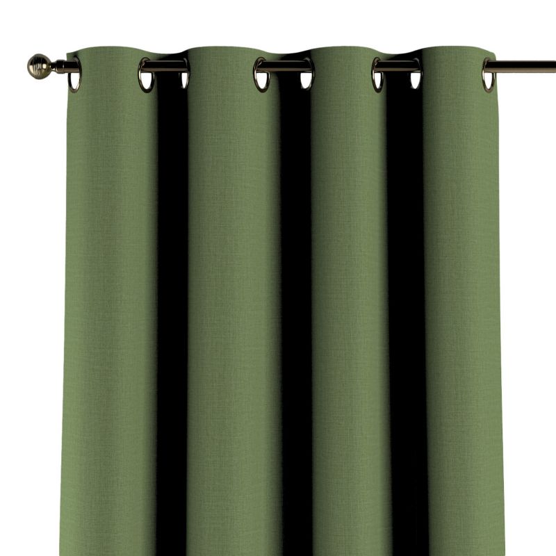 Zasłona na kółkach Dekoria 140x260 cm Blackout - zaciemniające zielony strukturalny 1 szt.
