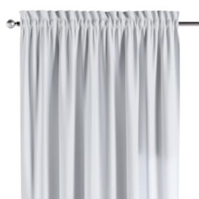 Zasłona na kanale z grzywką Dekoria 130x245 cm Damasco biały z połyskiem 1 szt.