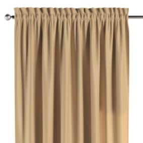 Zasłona na kanale z grzywką Dekoria 130x260 cm Damasco złoty z połyskiem 1 szt.