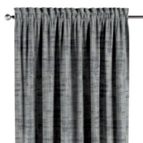 Zasłona na kanale z grzywką Dekoria 130x260 cm Velvet szary beton 1 szt.