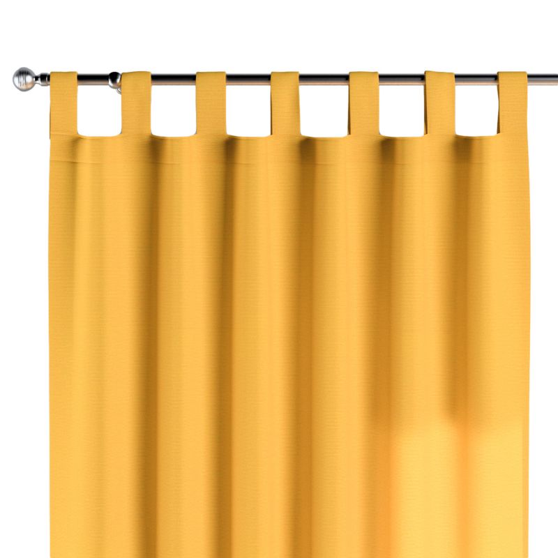 Zasłona na szelkach 1 szt. 130 x 245 cm Dekoria żółty 1 szt.