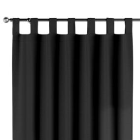 Zasłona na szelkach Dekoria 130x245 cm Cotton Panama Shadow grey grafitowy 1 szt.