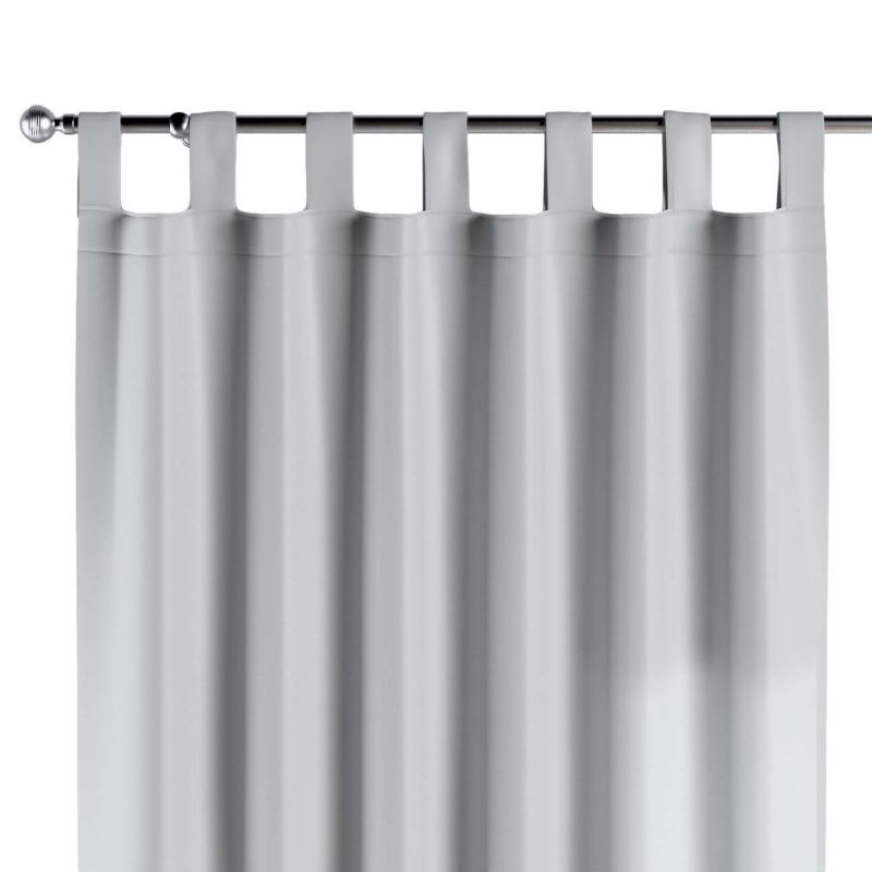 Zasłona na szelkach Dekoria 130x245 cm Damasco gołębi srebrny z połyskiem 1 szt.