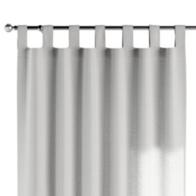 Zasłona na szelkach Dekoria 130x245 cm Linen ciepły biały 1 szt.