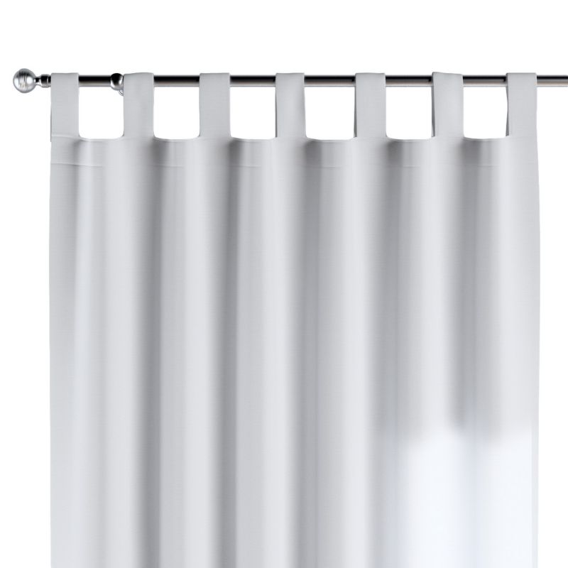 Zasłona na szelkach Dekoria 130x245 cm Loneta biały 1 szt.