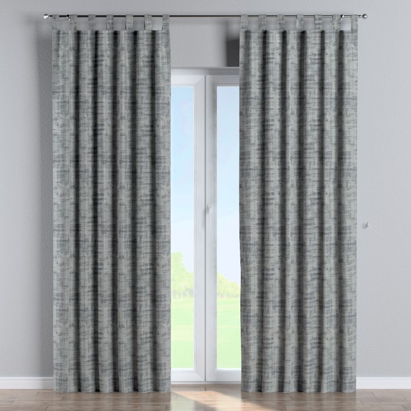 Zasłona na szelkach Dekoria 130x245 cm Velvet szary beton 1 szt.