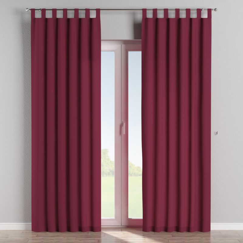 Zasłona na szelkach Dekoria 130x260 cm Cotton Panama Plum śliwkowy 1 szt.