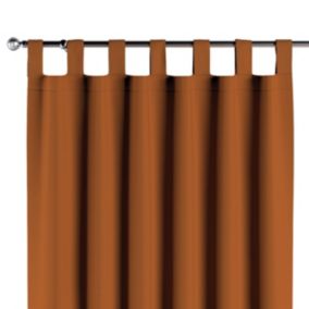 Zasłona na szelkach Dekoria 130x260 cm Cotton Panama rudy 1 szt.