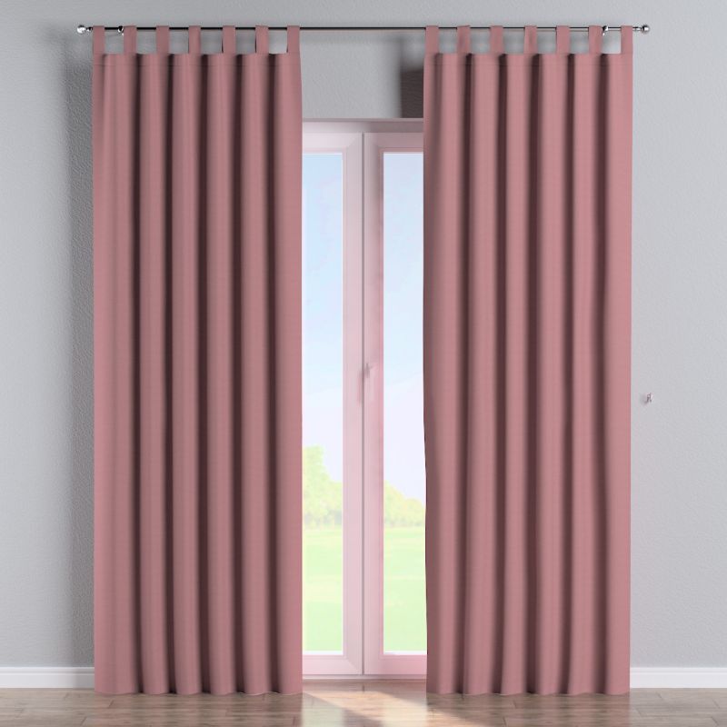 Zasłona na szelkach Dekoria 130x260 cm Cotton Panama zgaszony róż 1 szt.