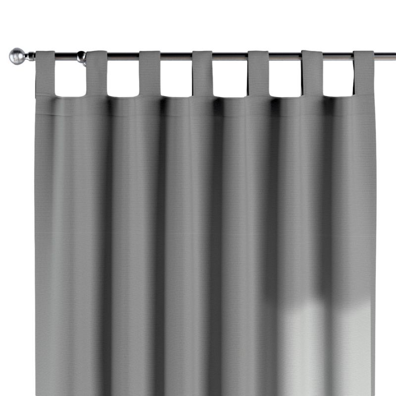 Zasłona na szelkach Dekoria 130x260 cm Loneta szary 1 szt.
