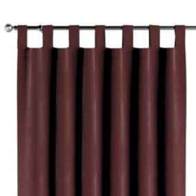 Zasłona na szelkach Dekoria 130x260 cm Velvet bordowy 1 szt.