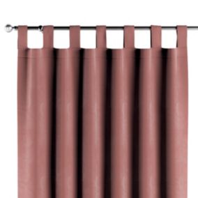 Zasłona na szelkach Dekoria 130x260 cm Velvet koralowy róż 1 szt.