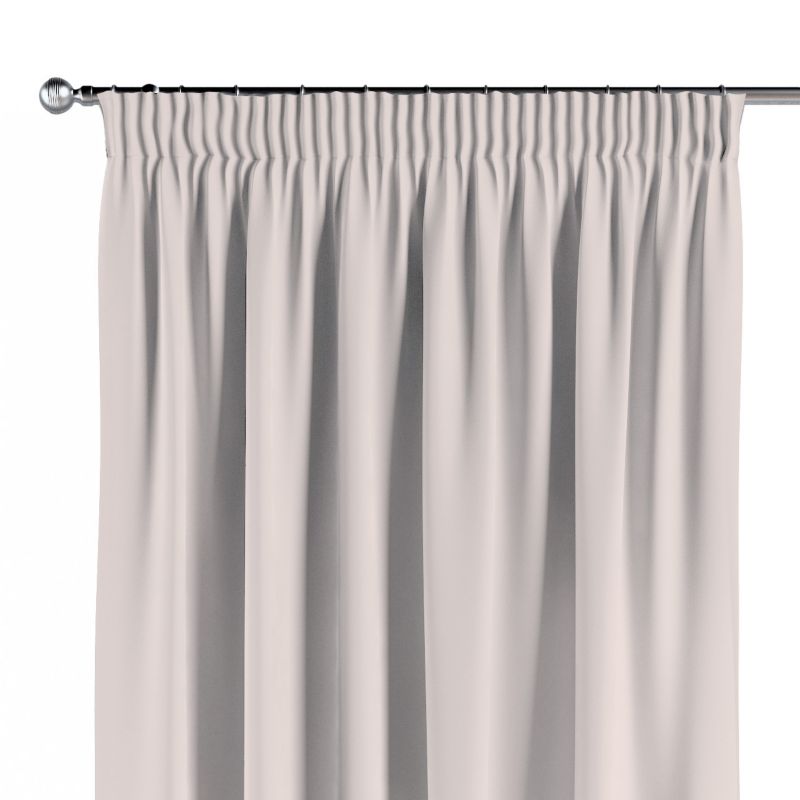 Zasłona na taśmie marszczącej 1 szt. 130 x 245 cm Dekoria ecru 1 szt.