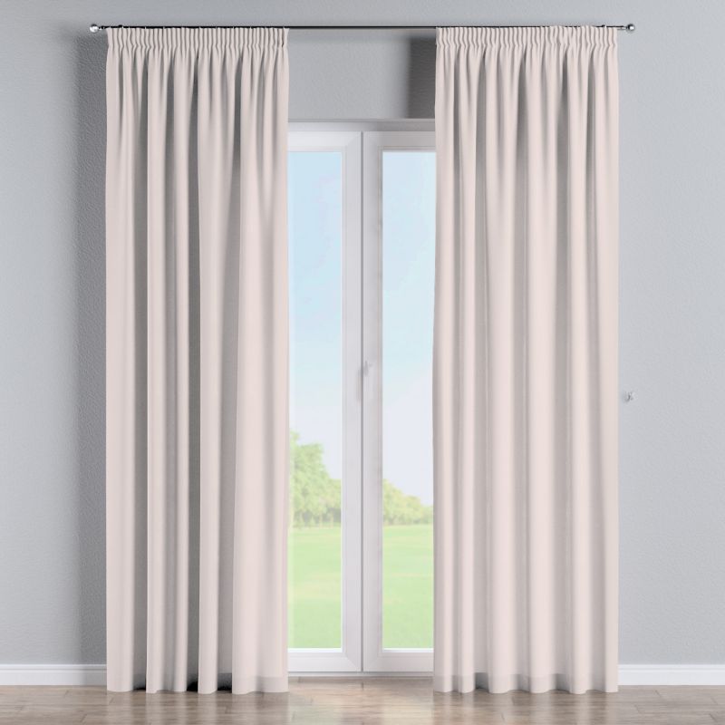 Zasłona na taśmie marszczącej 1 szt. 130 x 245 cm Dekoria ecru 1 szt.