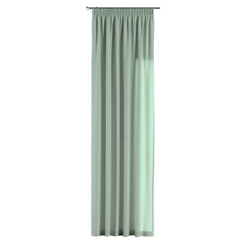 Zasłona na taśmie marszczącej 1 szt. 130 x 245 cm Dekoria zieleń eukaliptusa 1 szt.