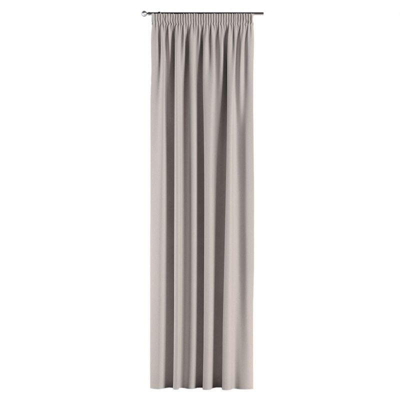 Zasłona na taśmie marszczącej 1 szt. 140 x 260 cm Dekoria beżowy 1 szt.