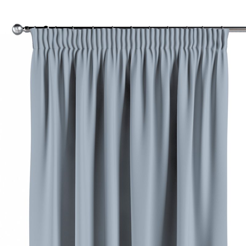 Zasłona na taśmie marszczącej Dekoria 130x260 cm Blackout - zaciemniające gołębi szary 1 szt.