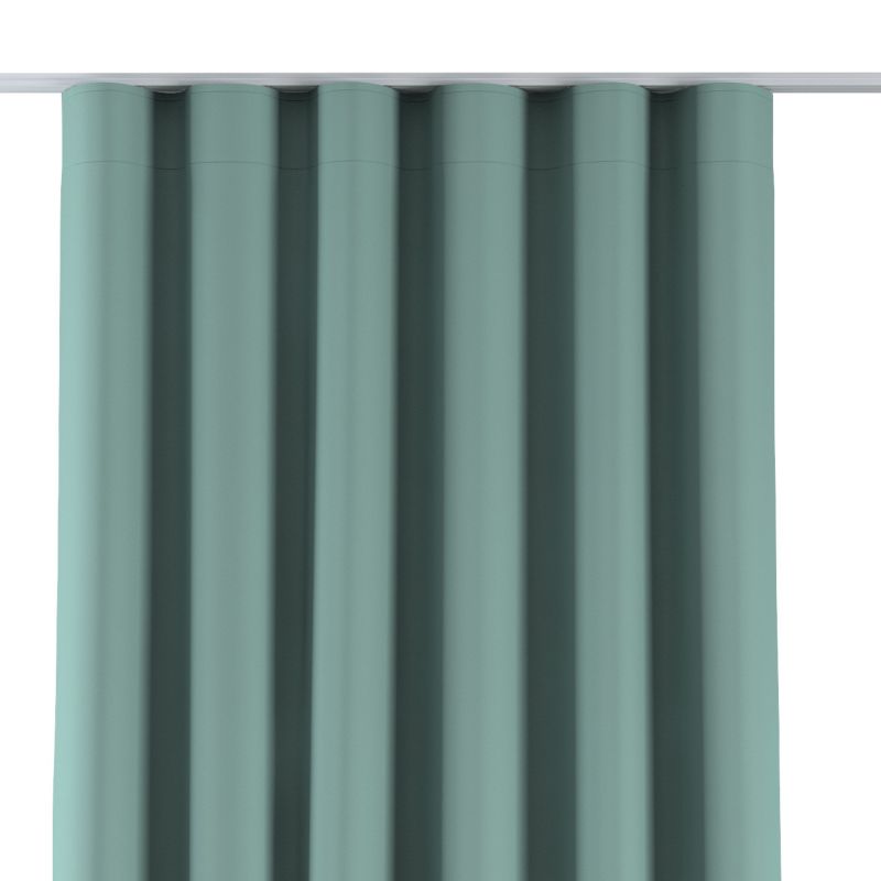 Zasłona na taśmie wave Dekoria 140x260 cm miętowy 1 szt.