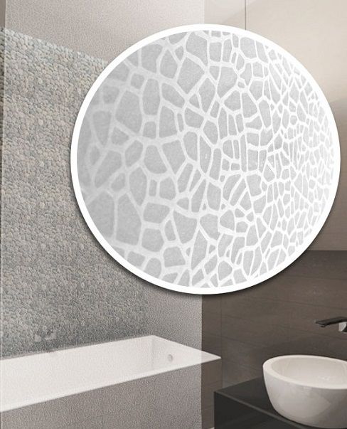 Zasłona prysznicowa Estiva PEVA 150x200 wzór 3D milky stone 1 szt.