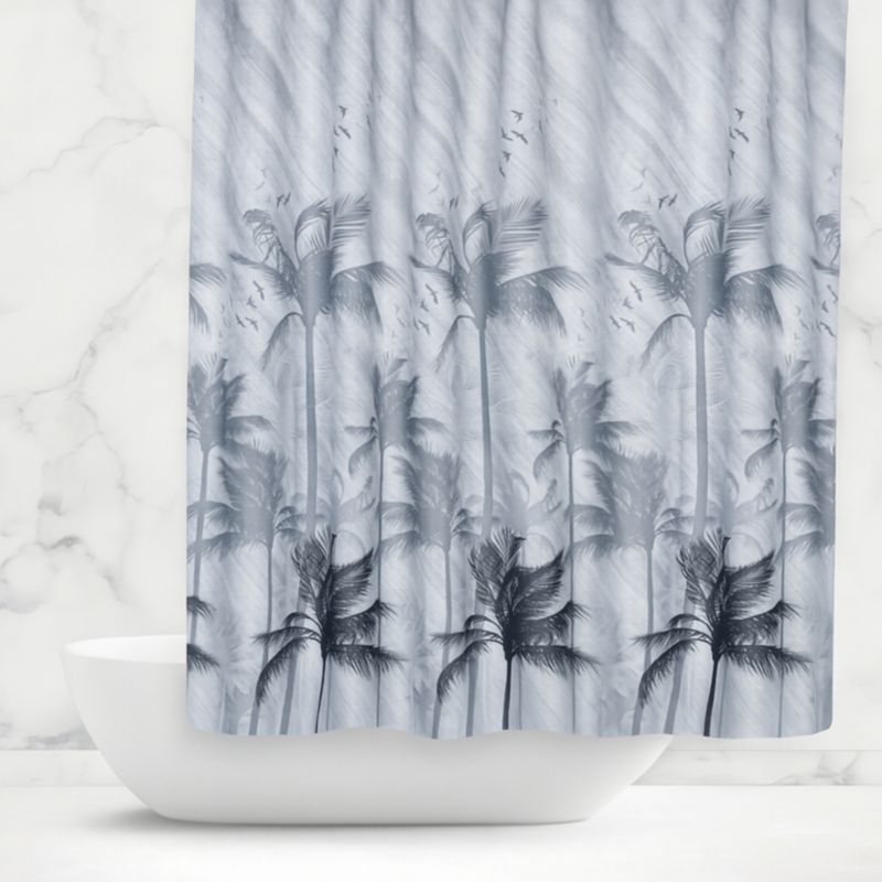Zasłona prysznicowa Estiva tekstylna 180x200 wzór sztorm 1 szt.
