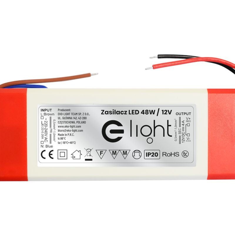 Zasilacz LED Eko-Light 48 W IP20