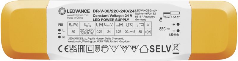 Zasilacz LED Ledvance 30 W 220 - 240 V 24 V