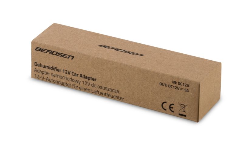 Zasilacz samochodowy Berdsen adapter do osuszacza powietrza 12v 1szt.