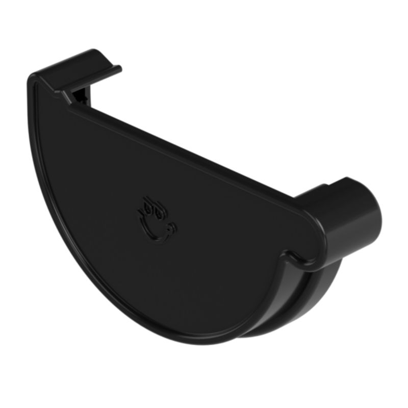 Zaślepka lewa Galeco PVC 90 mm czarna