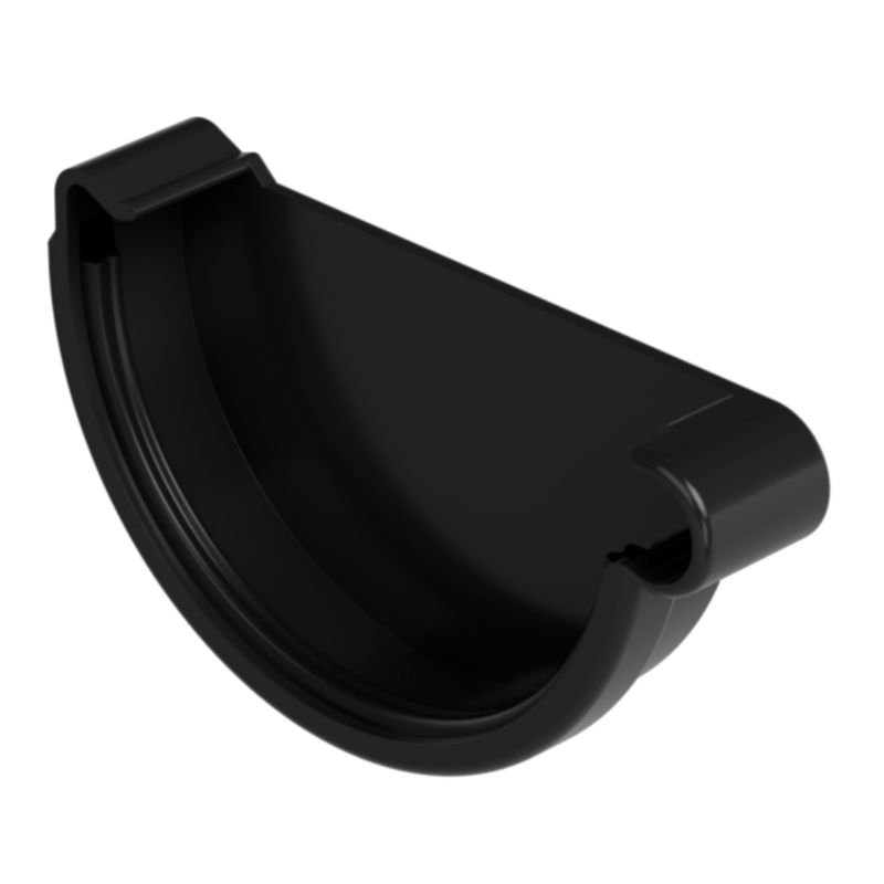 Zaślepka prawa Galeco PVC 110 mm czarna